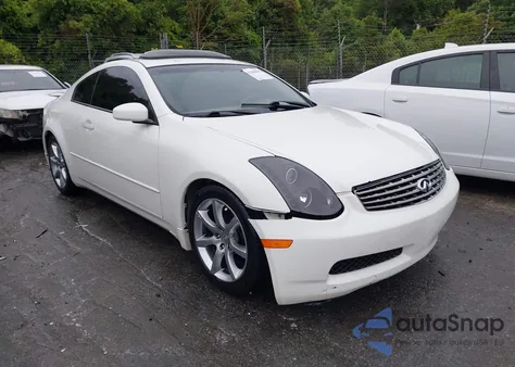 2003 Infiniti G35 Base W/Leather from USA, damaged, VIN JNKCV54E73M202380